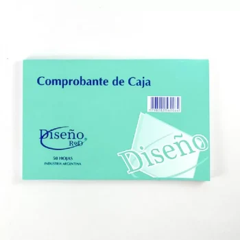 Talonario comprobante de caja Diseño 50 hjs