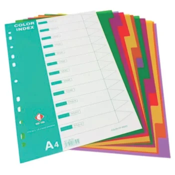 Separador The-Pel pvc indice t/A4 A/Z