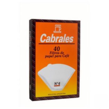 Filtro Melita Cabrales de papel N 4 x 30 unidades