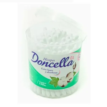 Hisopos doncella x 100 unidades
