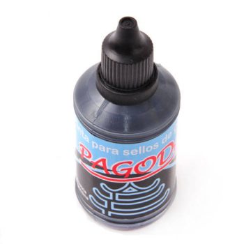 Tinta Pagoda para sellos de goma 60cc azul