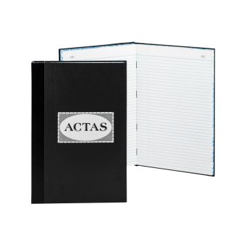 Libro de actas foliado x 100 hjs ( 200 paginas)