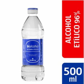 Alcohol Porta etilico 500 cc puro 96%