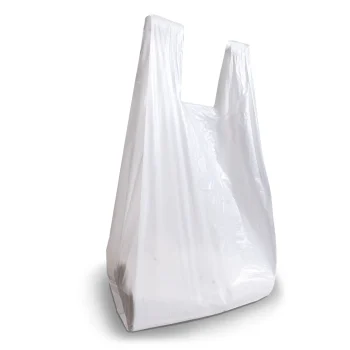 Bolsas camiseta A/D Polifim 50 x 70 color blanca x 100 unidades