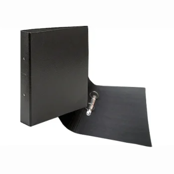 Carpeta fibra negra A-4 Fibracap