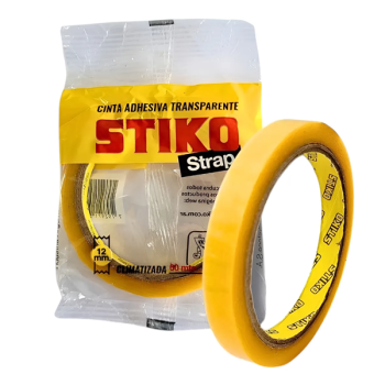 Cinta adhesiva 12 x 60 mts stiko