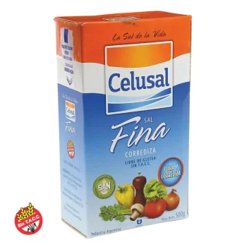 Sal Celusal fina en estuche x 500 cc