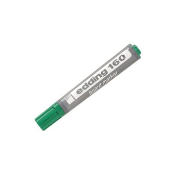 Marcador VERDE para pizarra. Cuerpo plástico punta redonda E-160