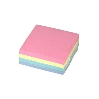 Taco de papel repuesto 9 x 9 cm. 400 hojas color