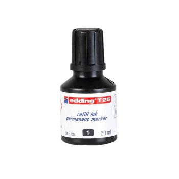 Tinta para marcadores permanentes edding T 25N negro