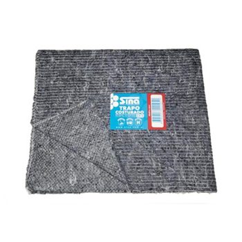 Trapo de piso gris Soft Sina 55 x 50 cm