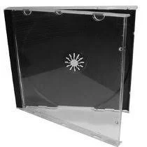 Caja estuche p/DVD plastico Slim
