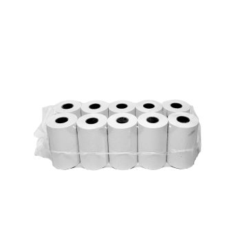 Rollo de papel termico 57mm x 30 mtrs x 10 unidades