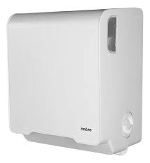 Dispenser autocorte para toallas de papel blanco Nobre