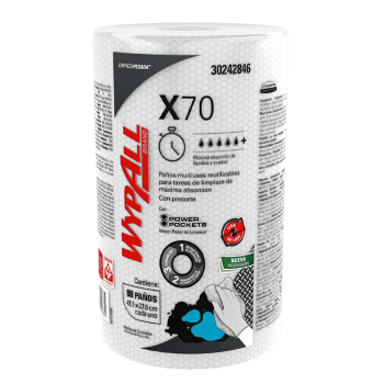 WYPALL X70 rollo 28 x 42cm 88 paños Absorbentes