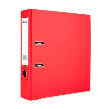 Bibliorato PVC Oficio rojo lomo ancho 75mm