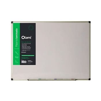 Pizarra Blanca Olami 120 x 240 cm Doble vida c/borde de aluminio reforzado