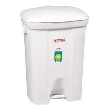 Cesto plastico blanco 25 lit 37 x 31 x 40
